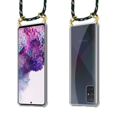 Samsung Galaxy A71 4G Skal Fodral Kedja (Brun)