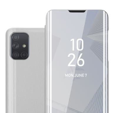 Samsung Galaxy A71 4G Plånboksfodral Skal (Silver)