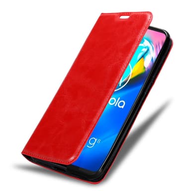 Motorola MOTO G8 POWER LITE Skal Fodral Case (Röd)