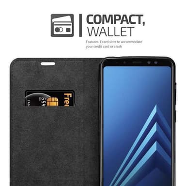 Samsung Galaxy A8 2018 Skal Fodral Case (Svart)