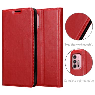 Motorola MOTO G10 / G30 Skal Fodral Case (Röd)
