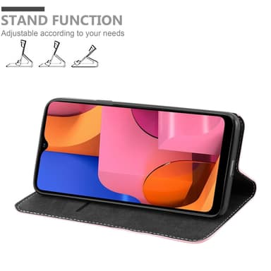 Samsung Galaxy A20s Skal Fodral Case (Rosa)