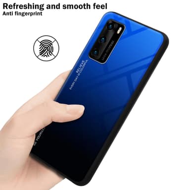 Huawei P40 Skal Fodral Case (Svart)