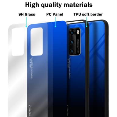 Huawei P40 Skal Fodral Case (Svart)