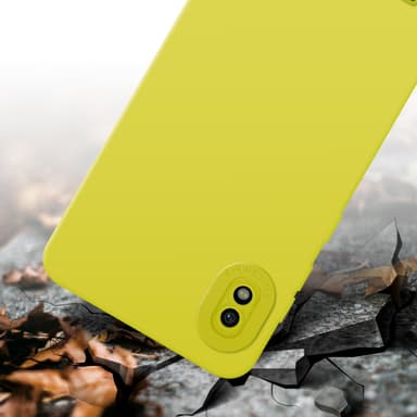Samsung Galaxy A10 Skal Fodral Case (Gul)