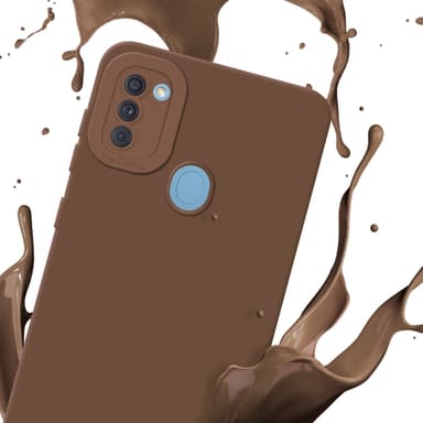Samsung Galaxy A11 / M11 Skal Fodral Case (Brun)