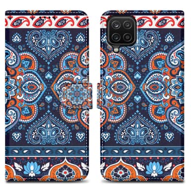 Samsung Galaxy A12 / M12 Plånboksfodral Skal (Blå)