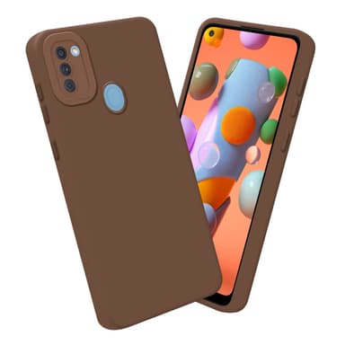 Samsung Galaxy A11 / M11 Skal Fodral Case (Brun)