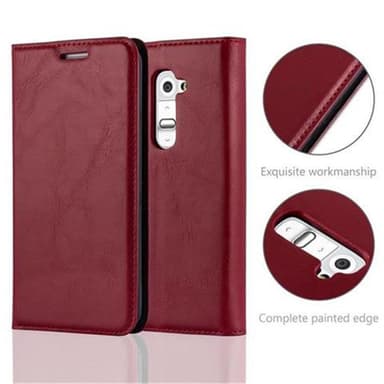 LG G2 Skal Fodral Case (Röd)