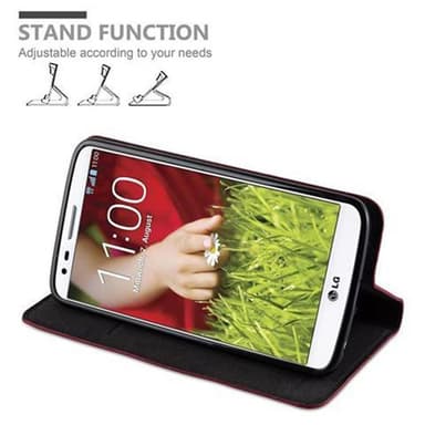 LG G2 Skal Fodral Case (Röd)