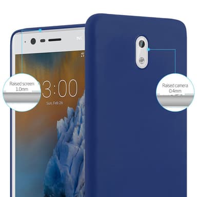 Skal Nokia 3 2017 Fodral Case (Blå)