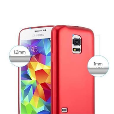 Skal Samsung Galaxy S5 / S5 NEO Fodral Case (Röd)