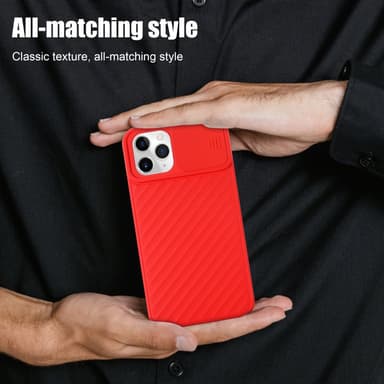 iPhone 11 PRO MAX Skal Fodral Case (Röd)