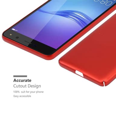 Huawei Y5 2017 / Y6 2017 Skal Fodral Case (Röd)