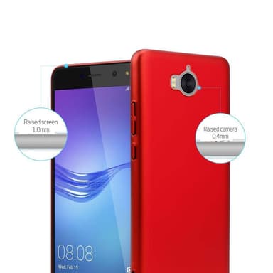 Huawei Y5 2017 / Y6 2017 Skal Fodral Case (Röd)