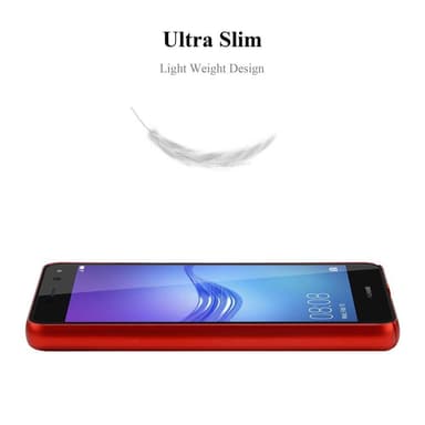 Huawei Y5 2017 / Y6 2017 Skal Fodral Case (Röd)