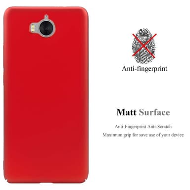 Huawei Y5 2017 / Y6 2017 Skal Fodral Case (Röd)