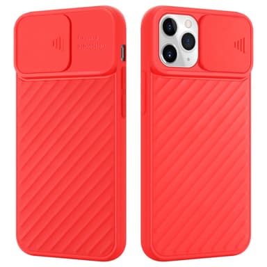 iPhone 11 PRO MAX Skal Fodral Case (Röd)
