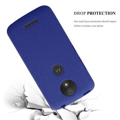 Skal Motorola MOTO C PLUS Fodral Case (Blå)
