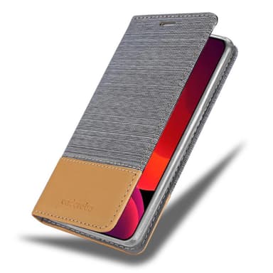 iPhone 12 PRO MAX Plånboksfodral Skal (Grå)