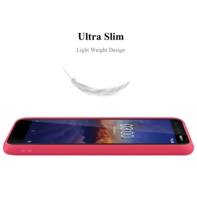 Skal Nokia 3.1 Fodral Case (Röd)