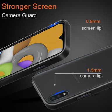 Samsung Galaxy A01 Skal Fodral Case (Transparent)