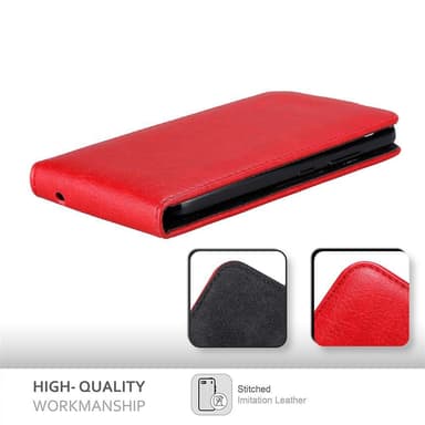 Motorola MOTO C Flipfodral Skal (Röd)