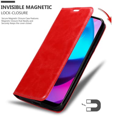 Motorola MOTO E20 / E30 / E40 Skal Fodral Case (Röd)