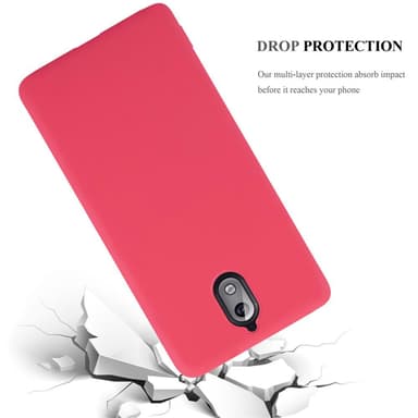 Skal Nokia 3.1 Fodral Case (Röd)