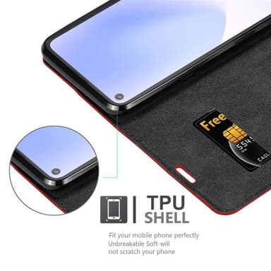 Google PIXEL 5 XL Skal Fodral Case (Röd)