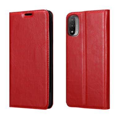Motorola MOTO E20 / E30 / E40 Skal Fodral Case (Röd)