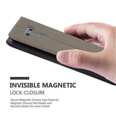 LG G6 Plånboksfodral Skal (Brun)