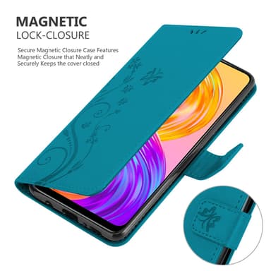 Realme 8 4G / 8 PRO Plånboksfodral Skal (Blå)