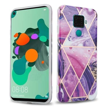 Huawei MATE 30 LITE Plånboksfodral Skal (Lila)