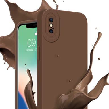 iPhone X / XS Skal Fodral Case (Brun)