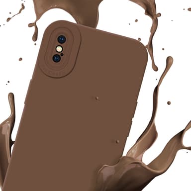 iPhone X / XS Skal Fodral Case (Brun)