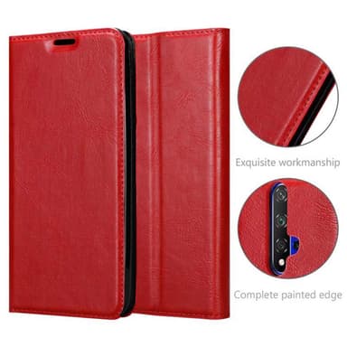 Honor 20 / 20S / Huawei NOVA 5T Skal Fodral Case (Röd)
