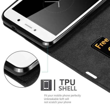 Huawei Enjoy 7 PLUS Skal Fodral Case (Svart)