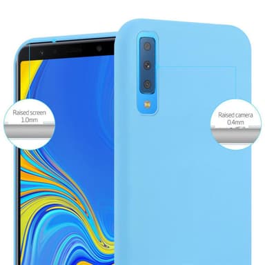 Skal Samsung Galaxy A7 2018 Fodral Case (Blå)