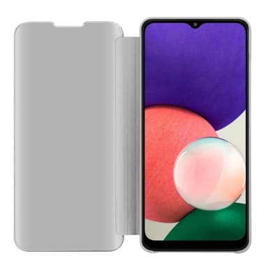 Samsung Galaxy A22 5G Plånboksfodral Skal (Silver)