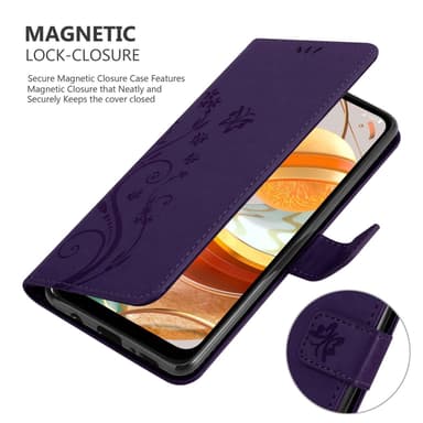 LG K61 Plånboksfodral Skal (Lila)