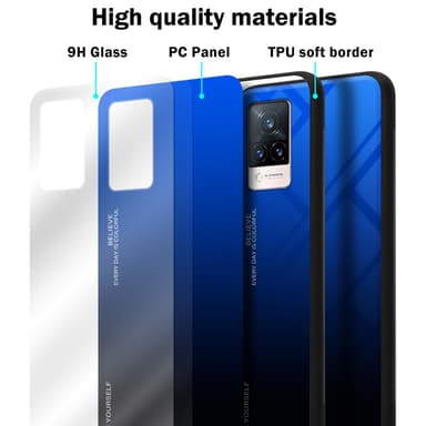 Vivo V21 4G / 5G Skal Fodral Case (Svart)