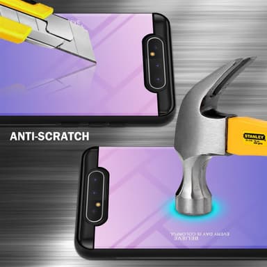 Samsung Galaxy A80 / A90 4G Skal Fodral Case (Svart)