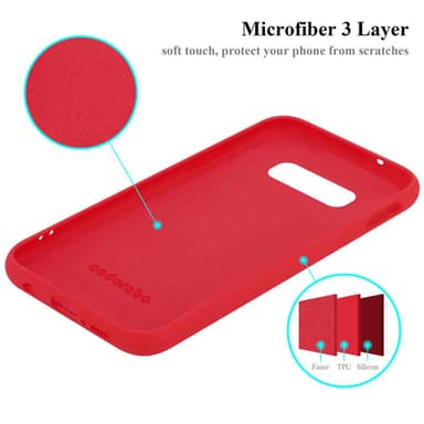 Samsung Galaxy S10e Skal Fodral Case (Röd)