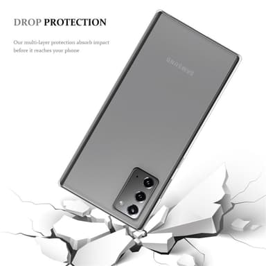 Samsung Galaxy NOTE 20 Skal Fodral Case (Transparent)