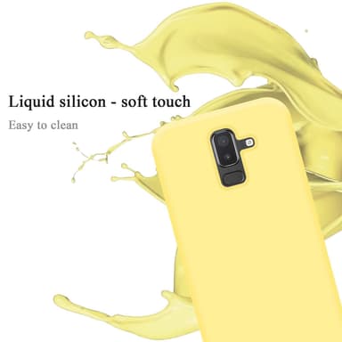 Samsung Galaxy A6 PLUS 2018 Skal Fodral Case (Gul)
