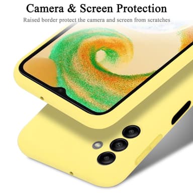 Samsung Galaxy A04s Skal Fodral Case (Gul)