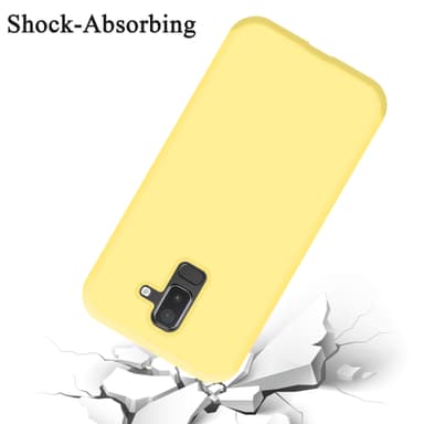 Samsung Galaxy A6 PLUS 2018 Skal Fodral Case (Gul)