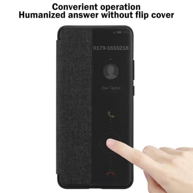 Huawei MATE 30 Plånboksfodral Skal (Svart)