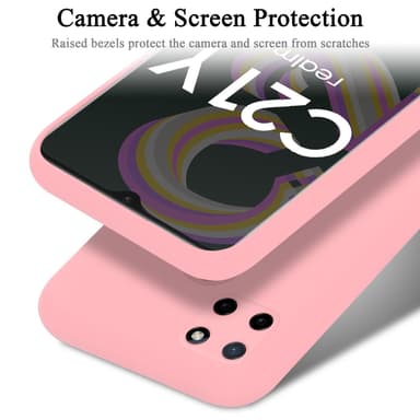 Realme C21Y / C25Y Skal Fodral Case (Rosa)